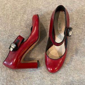 Prada Mary Janes - Size 36
